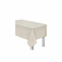 Nappe en coton et lin Buldan authentique de qualité supérieure, élégante broderie beige, taille/couleur personnalisable, écologique, durable, ajustée