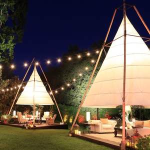 2022 nouveau camping <span class=keywords><strong>en</strong></span> plein air glamping pogada <span class=keywords><strong>Tipi</strong></span> tenda autre tente <span class=keywords><strong>Tipi</strong></span> fête mariage festival décor lanterne <span class=keywords><strong>en</strong></span> bambou - Product Image 3