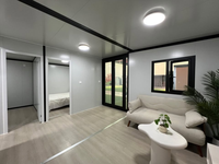 Maison conteneur en acier extensible de luxe, unités d'habitation complémentaires personnalisées selon les normes australiennes, chambres personnalisées, bureau à domicile, hôtel