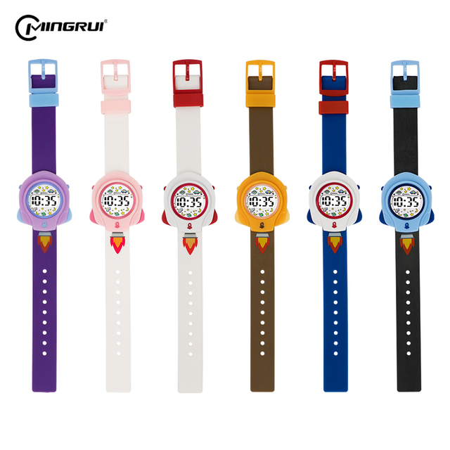 Mingrui MR24206 Luxury Sport Fashion Digital Watch for Kids with TPU Strap Alarm Chronograph Waterproof & Shock Resistant