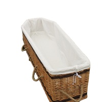 Féretro de mimbre Natural, cofres de cremación funeraria, gran oferta