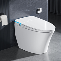 WC intelligent de luxe sans réservoir au design moderne – Toilette connectée pour projets de rénovation d'appartements