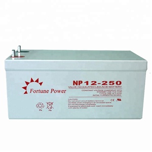 แบตเตอรี่เจลโซลาร์ 12V 250Ah สำหรับระบบพลังงาน แบตเตอรี่แบบ Deep Cycle 12 โวลต์ ชนิดปิดผนึก สำหรับ UPS รถเข็นไฟฟ้า และไฟส่องสว่าง - Product Image 1