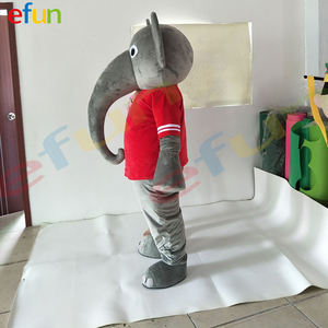 Efun MOQ 1 pieza personalizado Unisex tamaño <span class=keywords><strong>adulto</strong></span> <span class=keywords><strong>elefante</strong></span> mascota <span class=keywords><strong>disfraz</strong></span> lindo Animal personaje de dibujos animados para fiesta - Product Image 2