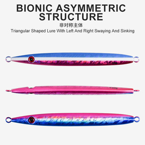 <span class=keywords><strong>Leurre</strong></span> de pêche métallique lumineux Sensoar 40g à 200g, style japonais, pour la pêche en bateau, à coulée rapide, pour maquereau - Product Image 4