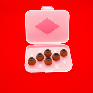 Silicone Memory Foam Composite <b>Earphone</b> Tips Noise Reduction For In-Ear Headphones - Product Image 4