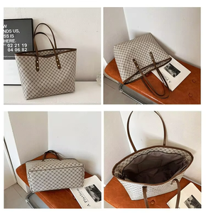 顶级时尚女性品牌印花奢华包手提包<span class=keywords><strong>PU</strong></span>单肩包女式大容量手提包 - Product Image 3