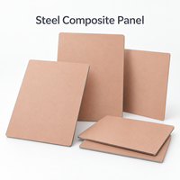 Panneau composite en acier noir mat de 4 mm 4x8 pieds pour façades de bâtiments commerciaux