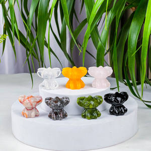 Groothandel Natuurlijke Kristallen: Een Collectie Diverse Gemengde Beeldjes, Genezende Vliegende Draak Rozenbeer Ambachten Beschermend Beeldje - Product Image 3