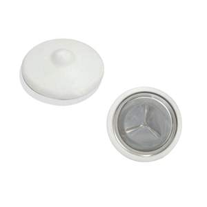 MPS Capuchon isolant en acier inoxydable poli, de type dôme, pour la protection et la fixation de la mousse de fibre de verre - Product Image 1