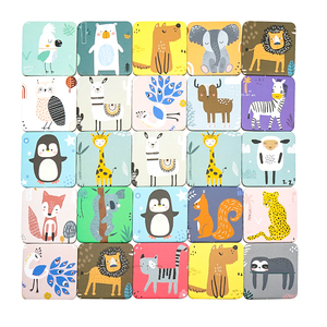 Oyun kartları özel baskı kağıdı malzeme çocuk özel bellek kart oyunu renk kutusu ile - Product Image 3