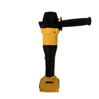Meuleuse d'angle industrielle sans fil 21V, rechargeable, au lithium, sans balais, avec déclencheur, batterie, 100 mm, jaune, modèle G4, acier inoxydable