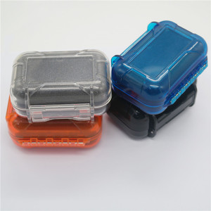 Abs Earphone Storage Case For Earbuds Blue Black Orange Transparent Headphone <b>Cable</b> Box - Product Image 3