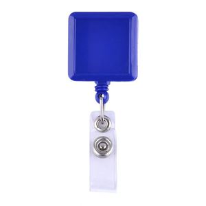Porte-badge rétractable carré personnalisé avec logo imprimé - Product Image 4