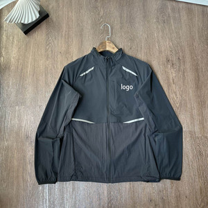 Veste bomber sportive d'été pour <span class=keywords><strong>homme</strong></span>, légère, fermeture éclair, respirante, <span class=keywords><strong>protection</strong></span> anti-UV - Product Image 4