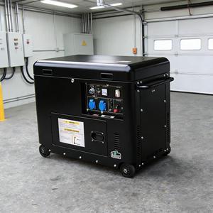 เครื่องกำเนิดไฟฟ้าดีเซลแบบพกพา เงียบพิเศษ สตาร์ทอัตโนมัติ โครงเปิด 3KW 10KW 20KW ทองแดงทั้งหมด ป้องกันเสียงรบกวน สำหรับบ้านและแคมป์ปิ้ง 50/60Hz - Product Image 1