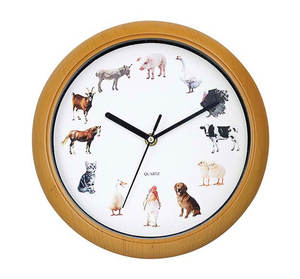 10inオリジナル歌う鳥クォート壁時計デスクトップクロック - Product Image 3