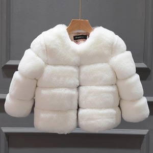 New Winter Elegant <strong>Girls</strong> Faux Fur Jackets <strong>Coats</strong> Thick Warm <strong>Toddler</strong> Kid Winter Faux Fur Baby <strong>Coat</strong> - Product Image 6