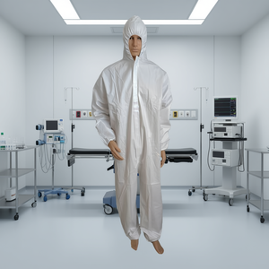 Traje de Protección Médico Desechable de Polipropileno Ttake, Talla M - Product Image 3