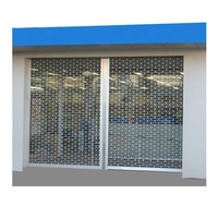 Grille de sécurité en acier de haute qualité, porte à enroulement, design moderne, grille de sécurité pour l'extérieur, matériau en fibre de verre