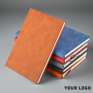 하이 퀄리티 비즈니스 사무실 줄 맞춤 인쇄 노트 책 PU 가죽 사용자 정의 A5 A6 로고와 양장 저널 노트북 - Product Image 2