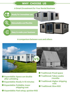 <span class=keywords><strong>Casa</strong></span> Contenedor Prefabricada Expandible <span class=keywords><strong>de</strong></span> 40 pies, Villa Modular <span class=keywords><strong>de</strong></span> Lujo con 2 o 3 Dormitorios y Cocina Completa para Hoteles, Resorts y Alquileres Vacacionales - Product Image 2