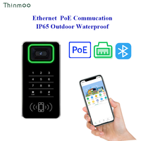 Lector de Tarjetas RFID y Código QR Personalizado a Prueba de Agua con TCP/IP RJ45, Sistema Operativo Android 10, Pantalla LCD y Alimentación POE