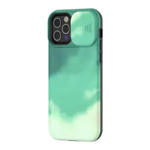 Dành Cho Iphone 12 Vỏ Bảo Vệ Ống Kính Máy Ảnh Màu Nước Tùy Chỉnh Bảo Vệ Máy Ảnh Vỏ Điện Thoại Cho Iphone 12