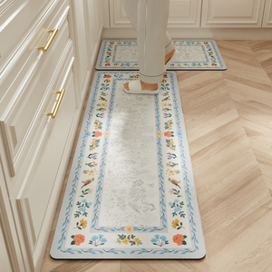 Tapis de solde cuisine imperméable rembourré strié tapis de buanderie tapis de coureur tapis de cuisine tapis et tapis lavables - Product Image 2