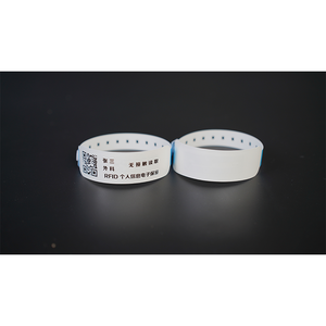 Disposable RFID Mini Tag Hospital Wristband HF Medical ID Band Patient Identification <b>Access</b> <b>Control</b> Custom Logo - Product Image 2