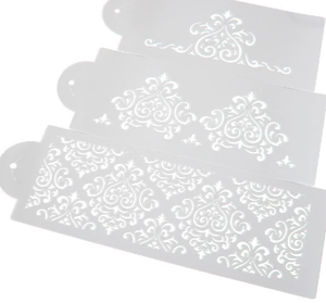 Tùy Chỉnh Laser Cắt Đường Sàng Mẫu Tự Làm Nghệ Thuật Stencil Bánh Công Cụ Bánh Stencil Cho Trang Trí Bánh Phụ Kiện Trang Trí Cung Cấp - Product Image 4