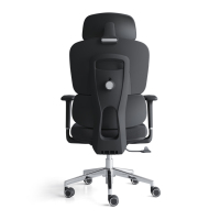 Chaise de bureau rembourrée en tissu à dossier haut pour les personnes de bureau chaise de patron de bureau moderne ergonomique réglable pivotante