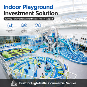 Parque Infantil Comercial Interior <span class=keywords><strong>con</strong></span> Toboganes <span class=keywords><strong>de</strong></span> Olas Oceánicas, <span class=keywords><strong>Piscina</strong></span> <span class=keywords><strong>de</strong></span> Bolas, Bloques <span class=keywords><strong>de</strong></span> Juego Suaves para Niños Pequeños, Acolchado Suave, Grado Comercial, Certificaciones CE, TUV, ISO - Product Image 1
