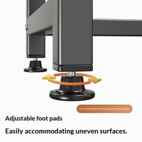 Étagère de rangement multifonctionnelle en métal noir mat à base stable, gain de place, pour accessoires de salle de bain et buanderie