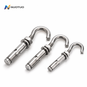 Zware uitvoering 304 roestvrijstalen plafondventilatorhaak expansieanker bout J-haak hulsankers - Product Image 3