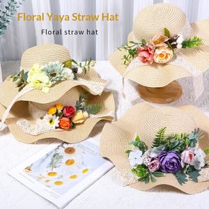 Kit de Matériaux DIY pour Chapeau en Fourrure à Motifs Floraux, Chapeau Haut-de-forme Français, Chapeau de Soleil à Fleurs Séchées, Activité de Préparation pour la Fête des Mères - Product Image 5
