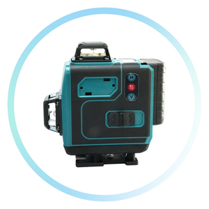 Outils de cloison sèche à ligne croisée rotative à 360°, <span class=keywords><strong>niveau</strong></span> <span class=keywords><strong>laser</strong></span> à lumière verte 16, pour alimentation industrielle, nivellement DIY avec une distance de travail de 50 m - Product Image 5