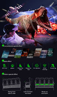 Espace mobile d'étoile du cinéma 5D du cinéma 5D de jeu de simulateur de réalité virtuelle de parc à thème de VR