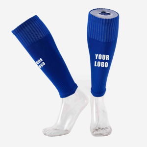 OEM Custom Logo Soccer Leg Protector Nylon or <strong>Polyester</strong> Calf Compression Sleeve Athlete Football Leg Sleeves Footless <strong>Sock</strong> T/T - Product Image 2