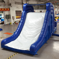 Toboggan gonflable en PVC pour île flottante et mur d'escalade Jouet aquatique pour lac/piscine/parc aquatique