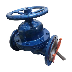 Vanne à diaphragme doublée de PTFE, type à bride, résistante à la corrosion, pour usine chimique, vanne de commutation G41F46 - Product Image 4