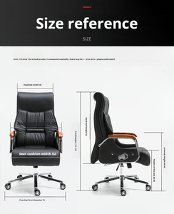 Sillas De Oficina Có Thể Điều Chỉnh Và Xoay Da Thoải Mái Ghế Văn Phòng Ghế Chủ Tịch Sản Xuất Tại Trung Quốc Nội Thất Văn Phòng - Product Image 6