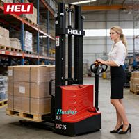 Chariot élévateur piétonnier tout électrique CDD15J de 1,5 tonne avec pneus en polyuréthane