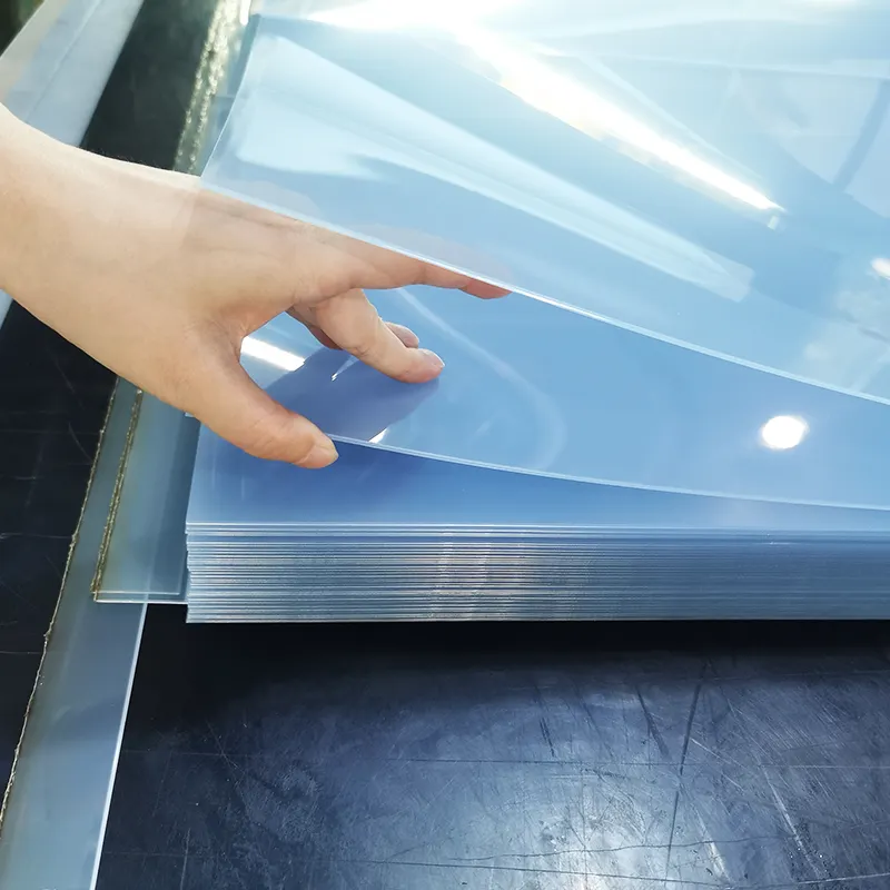 PVC Manufacturer 300 Micron Transparent Clear Plastic PVC Rigid Sheet