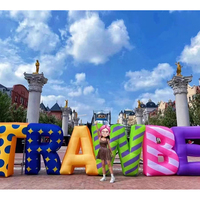 Lettres gonflables mots gonflables lettre mot alphabet anglais ballon de texte gonflable pour la décoration publicitaire événements de fête