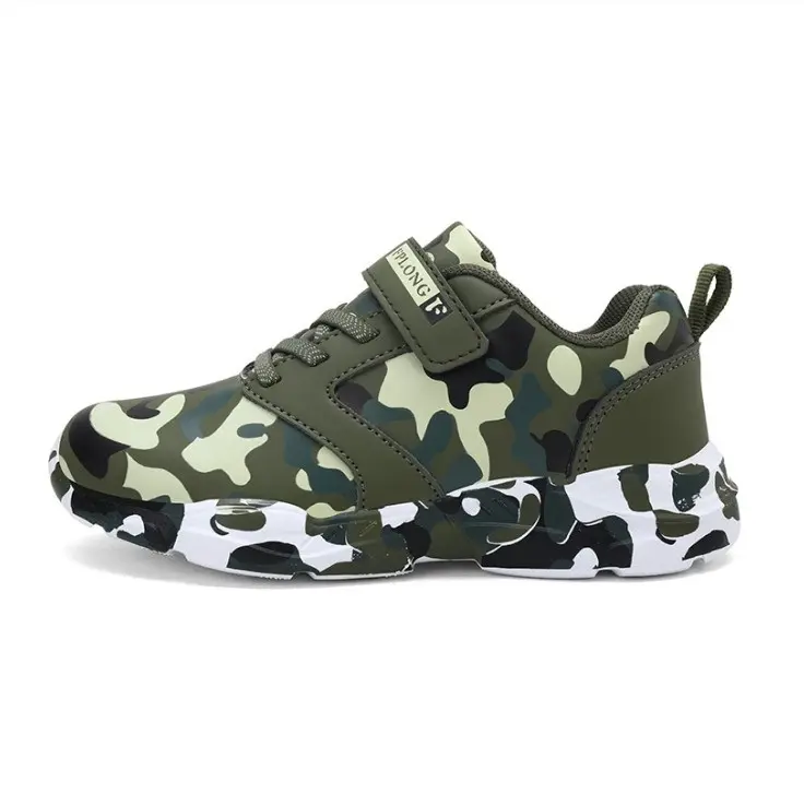 Quanzhou Amydon Winter Warm Leather Outdoor Kids Sports Footwear Camouflage Shoe Boys Gender Sneakers Children's Casual Shoes