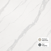 Dalle de porcelaine grès cérame effet Calacatta gris veiné 1600x3200mm de qualité supérieure pour revêtement de sol de villa moderne