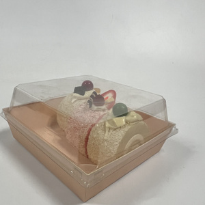Boîte d'emballage pour sandwichs, boîte carrée pour gâteau au lait moussé, boîte d'emballage jetable pour viande hachée, petits beignets, tiramisu - Product Image 4