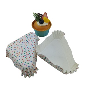 תבניות אפייה חד פעמיות משולשות מנייר איכותי של EUDR, תבנית לאפיית עוגות ולחמים, נייר אפייה למזון מהיר - Product Image 6