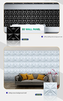 Panneaux muraux modernes en marbre 3D en PVC Décoration intérieure de fond de télévision domestique étanche à l'humidité